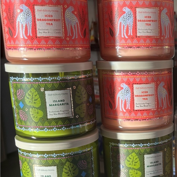 Bath & Body Works Other - Bath & Body Works Iced Dragonfruit Tea Candle - Pink